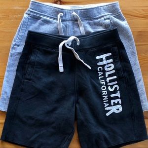 2 Assorted Like New Holister Jogger Shorts